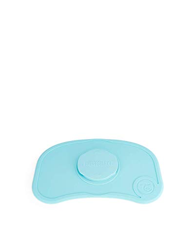 Twistshake Click Mat Mini rutschfest Unterlage aus Silikon für Babys, 38 x 25 cm, BPA Frei, Pastel Blue D2C von Twistshake