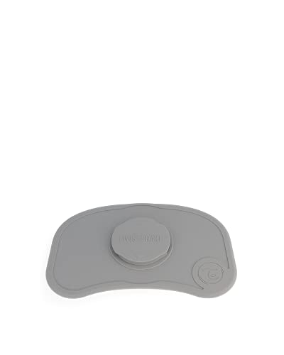 Twistshake Click Mat Mini rutschfest Unterlage aus Silikon für Babys, 38 x 25 cm, BPA Frei, Pastel Grey D2C von Twistshake