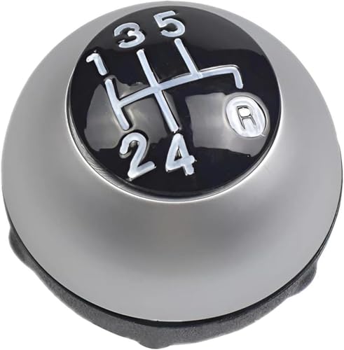 Auto-Schaltknauf Für Fiat 500 2012-2018 Matte 5 für geschwindigkeit Getriebe Shift Shifter Knob Kopf Ball von Twixral