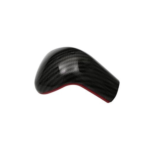 Schalthebel Auto Innen Getriebe Shift Kopf Abdeckung Dual Farbe Klebte Trim Für Toyota Für Corolla 2019 2020 2021 zubehör(Carbon Fibre Red) von Twixral