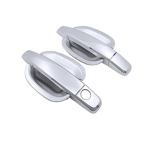 Twixral Außentürgriffe für Kraftfahrzeuge Auto-Seitentürgriff-Abdeckungs-Trim-Set für Opel für Zafira BC 2005-2019(1Keyhole Bowl 2 Door 2) von Twixral