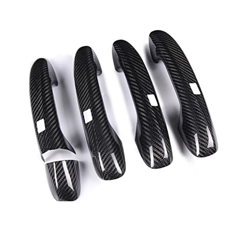 Twixral Außentürgriffe für Kraftfahrzeuge Für Benz CES für GLC GLE Klasse W205 W213 X253 W222 Carbon für Fiber Auto Seite Tür Griff(Style1,For Left Hand Drive) von Twixral