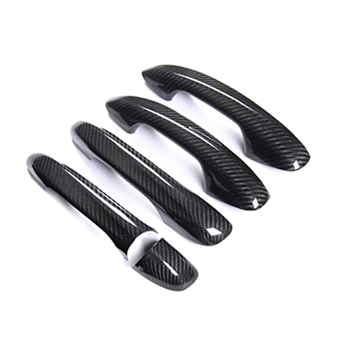 Twixral Außentürgriffe für Kraftfahrzeuge Für Benz CES für GLC GLE Klasse W205 W213 X253 W222 Carbon für Fiber Auto Seite Tür Griff(Style2,For Left Hand Drive) von Twixral