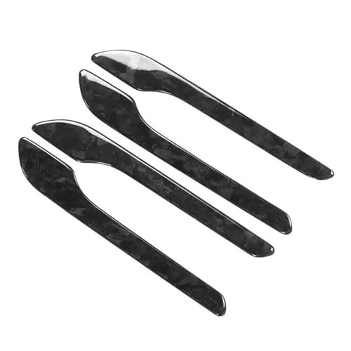 Twixral Außentürgriffe für Kraftfahrzeuge Für Tesla Für Modell 3/Y 2018 ‑ 2021 Auto-Styling Autospiegel Seitentürgriff Dekor Außenabdeckung Verkleidung Autospiegelschutz(3) von Twixral