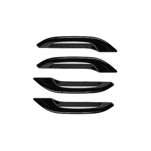 Twixral Außentürgriffe für Kraftfahrzeuge Für Tesla für Modell 3 für Y 2017-2022 Autotürgriffaufkleber Refit Türgriffschutzabdeckung Verkleidung(3) von Twixral