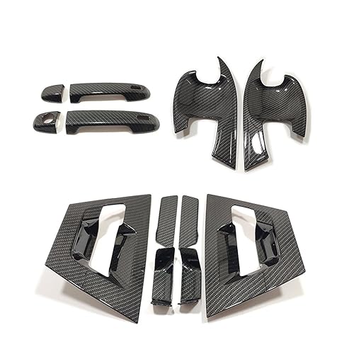 Twixral Außentürgriffe für Kraftfahrzeuge Für Toyota für CHR für 2016-2020 Autotürknopfschutz Türgriffrahmenabdeckung Zierleiste(1) von Twixral