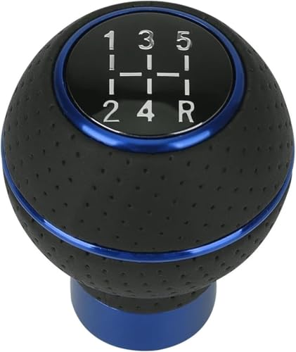 Twixral Auto-Schaltknauf Für M8 M10 M11 M12 5 für Geschwindigkeit Universal Auto Schaltknauf Schaltgetriebe Automatik(Blau) von Twixral