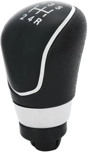 Twixral Auto-Schaltknauf Für MK7 für Focus C-Max 5 6 für Geschwindigkeit Auto Schaltknauf Stick Kopf Hebel Griff(Black 5 Speed) von Twixral