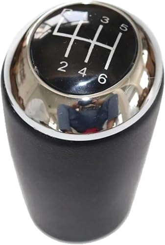 Twixral Auto-Schaltknauf Für Mazda 5 2010-2021 Manuelle Hebel Handball Auto Schaltknauf Kopf Abdeckung(6 Speed Chrome) von Twixral