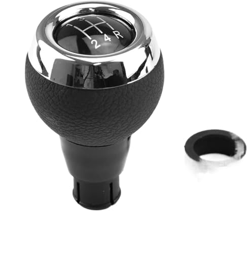 Twixral Auto-Schaltknauf Für Mini für Cooper R55 R56 R57 R58 R59 R60 Schaltknauf Schalthebel Griff(Black 5 Speed) von Twixral