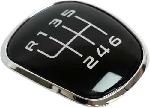 Twixral Auto-Schaltknauf Für Skoda für Octavia A5 A6 A7 für Fabia 2 II MK2 für Combi Scout Schaltknauf(6 speed) von Twixral