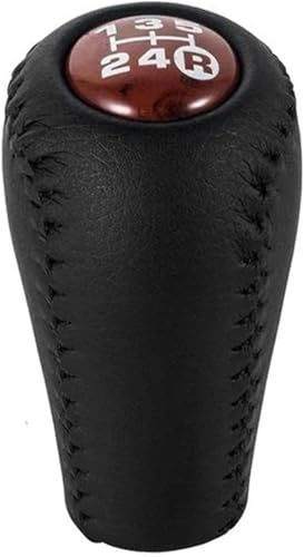 Twixral Auto-Schaltknauf Für Toyota für prado für land für cruiser 5 für geschwindigkeit Manuelle Übertragung Leder(Brown-1) von Twixral