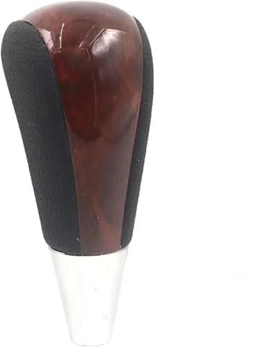 Twixral Auto-Schaltknauf Für Toyota für previa für estima 3 III MK3 Getriebe Shifter Leder Automatische Griff(Wood) von Twixral