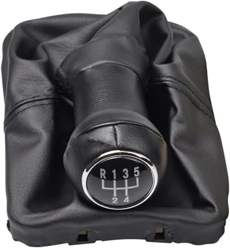 Twixral Auto-Schaltknauf Für VW Käfer 1998-2010 5 für Geschwindigkeit Schalthebel Schaltknauf Ledermanschette Twixral Auto-Schaltknauf Für VW Käfer 1998-2010 5 für Geschwindigkeit Schalthebel Schaltknauf Ledermanschette von Twixral
