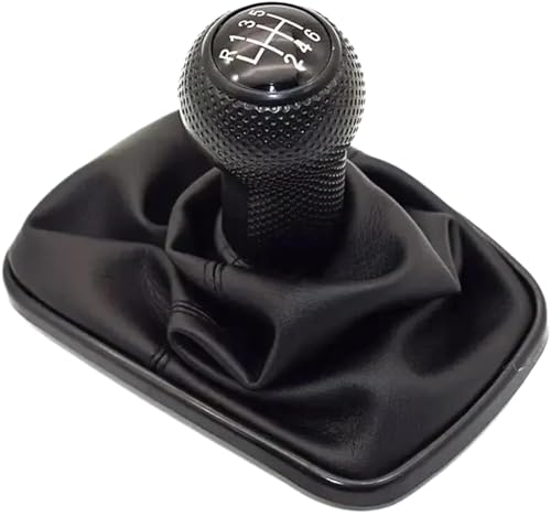 Twixral Auto-Schaltknauf Für VW für Golf für Bora für Jetta GTI für MK4 Schaltknauf Hebel Schalthebel Gamasche Boot(E 6 speed) von Twixral