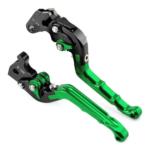 Twixral Pitbike-Kupplungshebel Bremskupplungshebel für XVS125 250VStar Drag für Star für XV 125 250 400 500 530 750 1100 für VIRAGO Motorradzubehör Griff(Grün) von Twixral