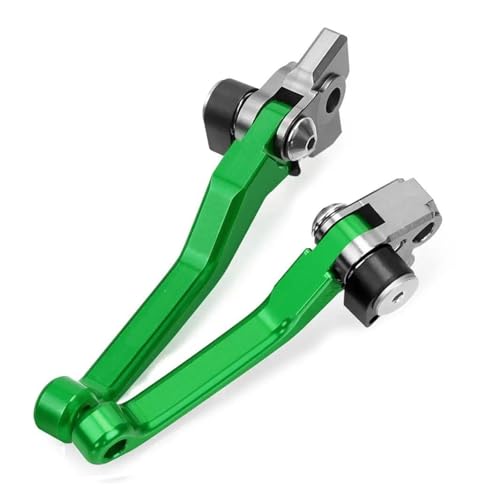 Twixral Pitbike-Kupplungshebel Für Beta Für 250 300 350 390 430 480 Für RR 2T 4T 2013-2021 2022 Motocross faltbare Pivot Dirt Bike CNC Bremse Kupplung Hebel Griff(A pair green) von Twixral
