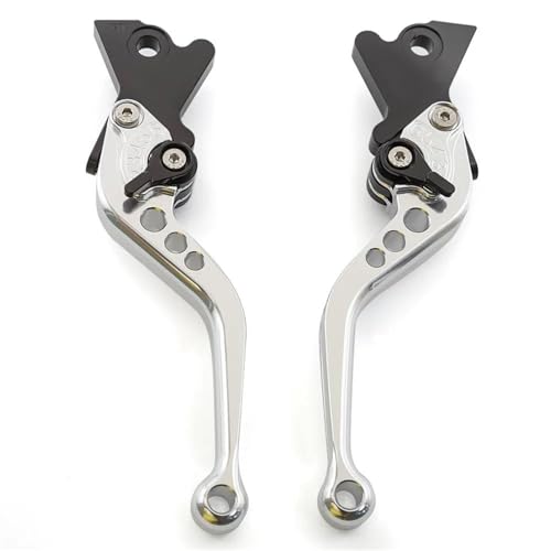 Twixral Pitbike-Kupplungshebel Für CB 600 F Für Hornet Für CB600F Für CBF 2007 2008 2009 2010 2011 2012 2013 Motorrad Einstellbare Bremse Kupplung Hebel Zubehör(177mm Silver) von Twixral