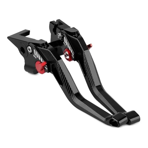 Twixral Pitbike-Kupplungshebel Für CB1000R Für CB 1000R Neo für Sport für Cafe 2018 2019 2020 2021 Motorrad CNC Aluminium Bremskupplungshebel Verstellbarer Lenker(Black red) von Twixral