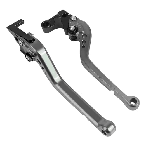 Twixral Pitbike-Kupplungshebel Für CRF250L Für CRF300L Für CRF 250 300 L 2020-2023 2022 Motorrad Lange Kurze Bremse Kupplung Hebel Griffe hebel Zubehör(Long titanium) von Twixral