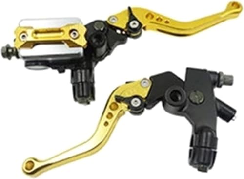 Twixral Pitbike-Kupplungshebel Kupplung Bremshebel Sets Motorrad Griff Brems Pumpe Hebel 7/8 "22mm Universal(2) von Twixral