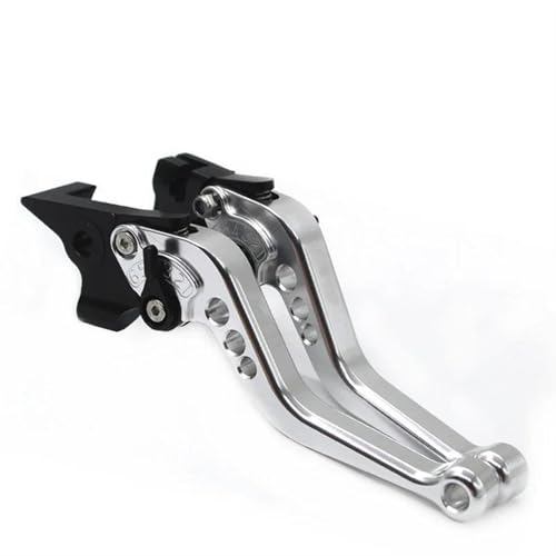 Twixral Pitbike-Kupplungshebel Kurzkupplungsbremshebel CNC verstellbar für für VULCAN(Silber) von Twixral