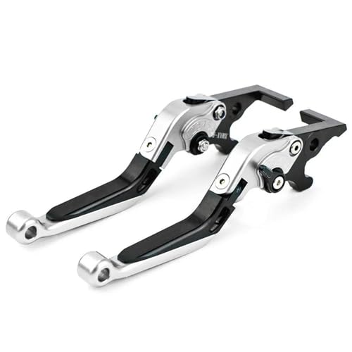 Twixral Pitbike-Kupplungshebel Motorrad-Hebelsätze, Bremskupplung, ausziehbar, verstellbar, biegsam, für X-MAX 125 250 300 400 2017–2022(Silber) von Twixral