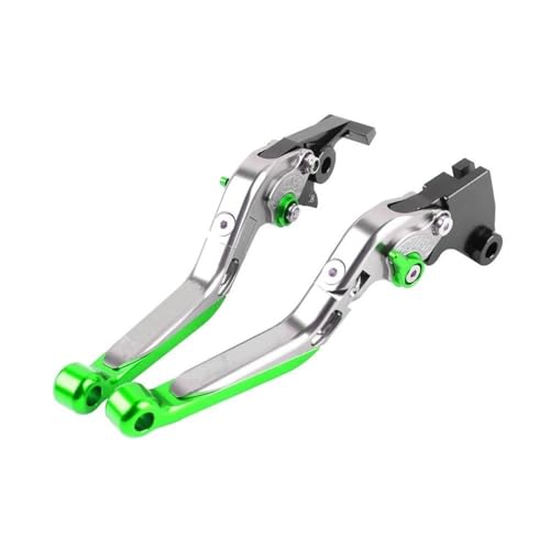 Twixral Pitbike-Kupplungshebel Motorrad Klappbare Ausziehbare CNC für Moto Einstellbare Kupplung Bremshebel Für BENELLI Für TNT 125 135 Für TNT125 Für TNT135 2016-2017(Titanium Green) von Twixral