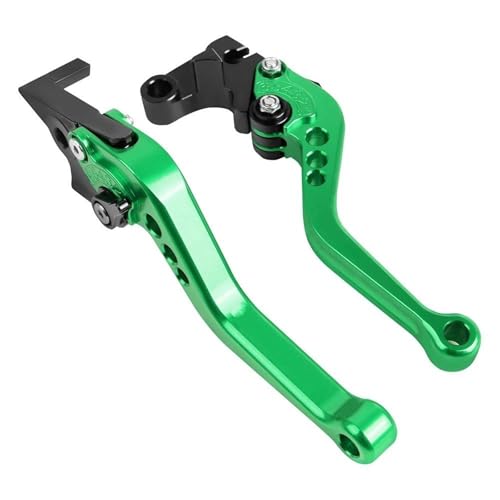 Twixral Pitbike-Kupplungshebel Motorradbremshebel für für ER6N für ER-6N ER 6N 2009–2016(Short-green) von Twixral