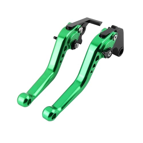 Twixral Pitbike-Kupplungshebel Motorradzubehör kurze Bremskupplungshebelgriffe für BMW für F650GS 2008 2009 2010 2011 2012(Grün) von Twixral