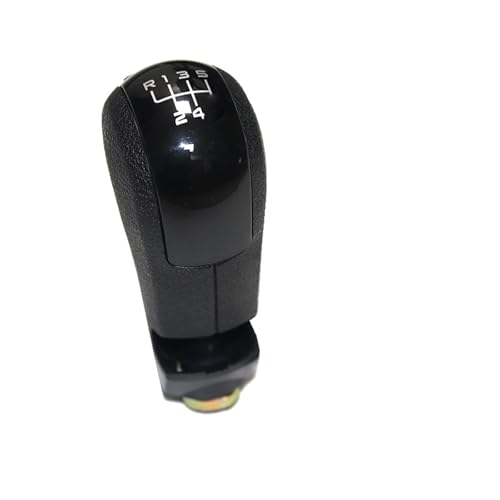 Twixral Schalthebel 12MM 5/6 für Speed ​​Car Schaltknauf Gearstick Gaiter für A5 A6 20042012(Schwarz,5 speed) von Twixral