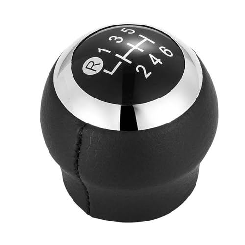 Twixral Schalthebel 5/6 für Gang Auto Schaltknauf Hebel Schalthebel Handball Kompatibel für mit für Corolla für für RAV4 Für Avensis Für Yaris Für Verso Für Auris Für Aygo(Schwarz,6 Speed) von Twixral