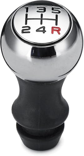 Twixral Schalthebel 5-Gang-Auto MT Schaltknauf Hebel Schalthebel Griff Stick für Peugeot 107 207 307 407 301 308 2008 3008 für Citroen C2 C3 C4(Black R) von Twixral