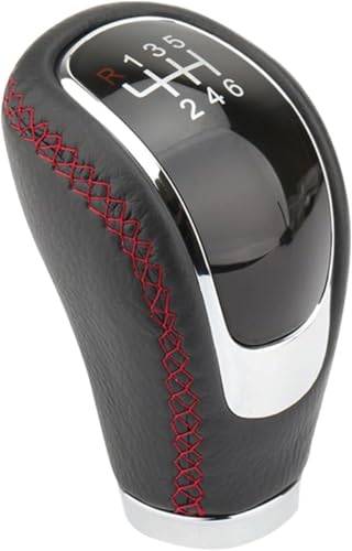 Twixral Schalthebel 6-Gang-Schaltgetriebe für Mazda 3 5 6 MX CX 7 4 für Axela Auto-Getriebegriff Schaltknauf Schalthebelkopf Innenteile(6-speed Leather) von Twixral