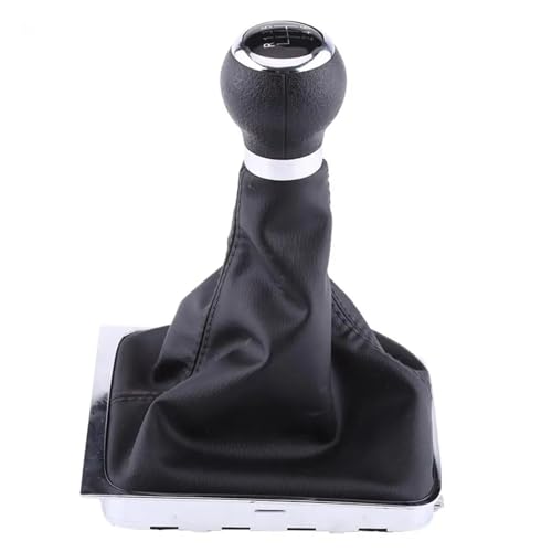 Twixral Schalthebel 6-Gang-Schaltknauf, Schaltmanschette, Rahmensatz für VW B6 2005-2012, Schaltknauf für mit staubdichter Abdeckung von Twixral