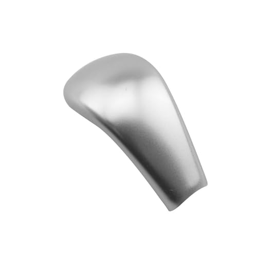 Twixral Schalthebel Auto Getriebe Kopf Schaltknauf Abdeckung Trim Aufkleber Zubehör für Xtrail Für Rogue T32 für QASHQAI J11 2014 2018(Matte Silver) von Twixral
