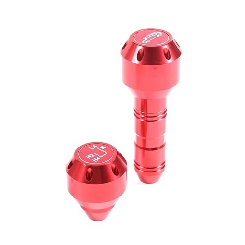 Twixral Schalthebel Auto-Griffkopf-Schaltknauf-Modifikation Kompatibel für mit FJ für Cruiser 2007-2021 Auto-Aluminiumlegierung-Griffkopf-Ersatz(Rot) von Twixral