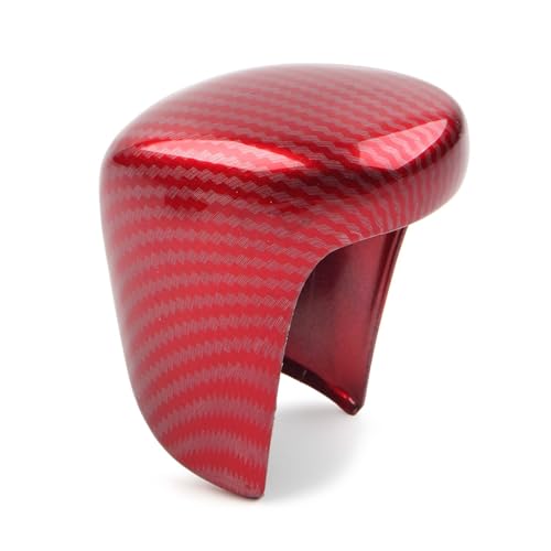 Twixral Schalthebel Auto Innen Schaltknauf Kopf Dekoration Trim Abdeckung für Civic 11th 2022Up ABS Kunststoff(Rot) von Twixral