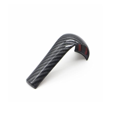 Twixral Schalthebel Auto-Schaltknauf-Abdeckkappen-Verkleidung, Karbonfaser-Optik-Formteile für 3er-5er-Serie E60 E61 E90 X3 E83 X5 E53 Innenzubehör von Twixral
