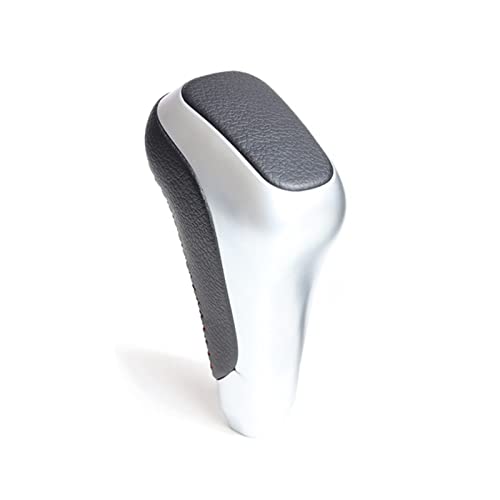Twixral Schalthebel Auto Schaltknauf Für Toyota Für 4Runner Tundra Fortuner Für Land Für Cruiser Für Prado FJ150 Shifter Hebel Stick stift Arm Leder ZU(Matte Silver) von Twixral