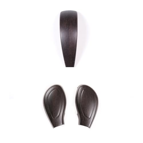 Twixral Schalthebel Auto Schaltknauf Kopf Abdeckung Trim Aufkleber ABS Carbon Fiber Texture Innen Zubehör Für Land Für Rover Für Freelander 2 LR2 0715(3 PCS-02) von Twixral