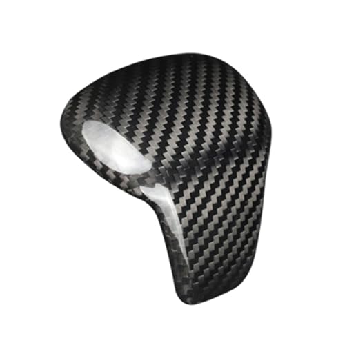 Twixral Schalthebel Carbon Look Auto Schaltknauf Abdeckung Dekorative Trim Aufkleber für Tiguan 2017 2018 2019(Schwarz) von Twixral