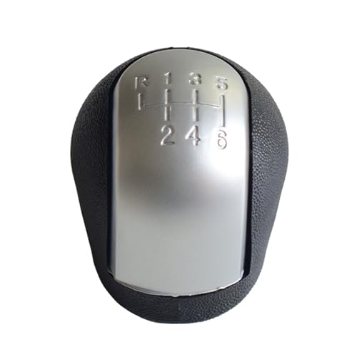 Twixral Schalthebel Für Chrom Leder Auto Shift Schaltknauf Hebel Gaitor Boot Cove Für Opel Für Vectra C 20022005(6-MS-Speed) von Twixral