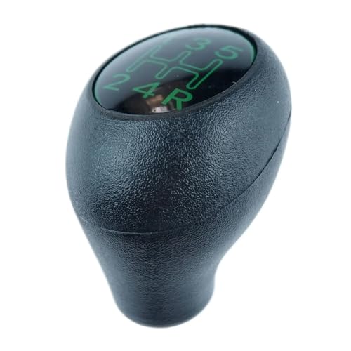 Twixral Schalthebel Für Peugeot 504 505 205 309 Schwarz & Silber/Rot/Grün/Gelb 5-Gang-Schaltknauf Hebel Auto-Schaltknauf(Grün) von Twixral