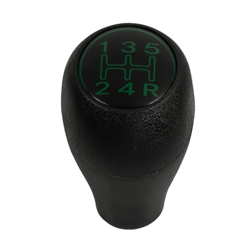 Twixral Schalthebel Für Peugeot 504 505 309 205 GTI CTI Schwarz Rot ABS Schaltknauf Hebel Shifter Griff Stick Kunststoff Auto Styling Zubehör(Grün) von Twixral