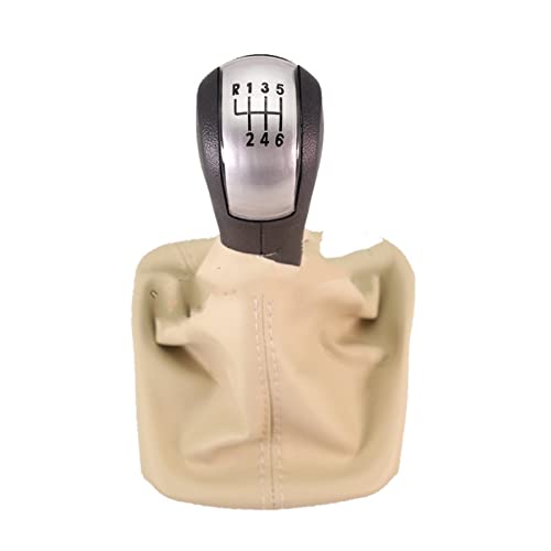 Twixral Schalthebel Für Skoda Für Octavia A5 MK2 1Z5 Für Limousine Für Combi 2004 2005 2006 2007 2008 5/6 Für Geschwindigkeit auto Schalthebel Schaltknauf Für Mit Leder Boot(6 speed 3) von Twixral