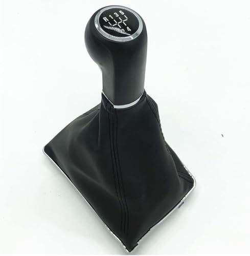 Twixral Schalthebel Für VAUXHALL Für OPEL Für ASTRA H 2004 2005 2006 2007 2008 2009 2010 Auto 5/6-Gang-Schalthebel Schaltknauf für mit Lederkoffer(R12345 Black) von Twixral