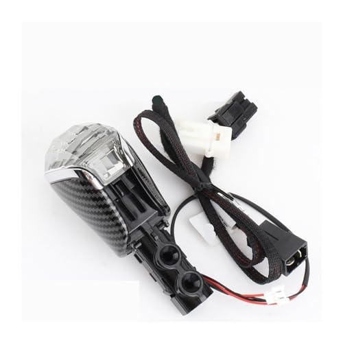 Twixral Schalthebel Kristall Schaltknauf Atmosphäre Licht Für Honda Für Accord 2018 2022 Für Civic Für Fit 2021 Für CRV XRV ZRV 2023 Stick Kopf(Style B) von Twixral