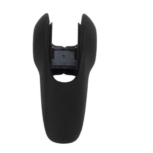 Twixral Schalthebel Leder Auto Schaltknauf Kopf Abdeckung Zierrahmen Innenzubehör für Fit für Porsche für Macan für Panamera 718 911 für Boxster für Cayman(Schwarz) von Twixral
