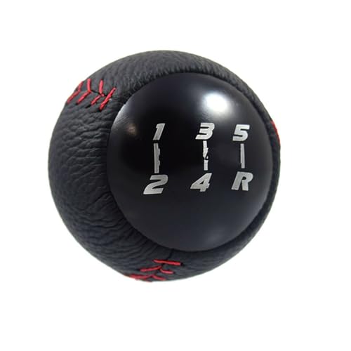 Twixral Schalthebel Mugen 6/5 für Geschwindigkeit M10x1,5 Schaltknauf Schalthebelkopf für Passform, für Honad für Accord EK9 EP3 FN2 DC2 DC5 S2000 FD2(Schwarz,5 speed) von Twixral